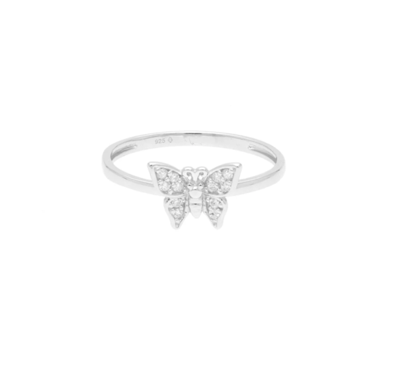Lil Butterfly Dreamy Ring- silver